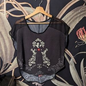 Gothic Snow White Top